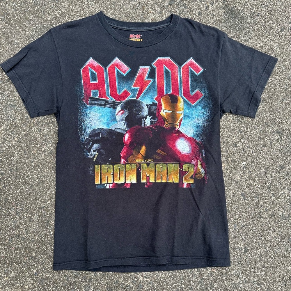Ironman / AC/DC tee